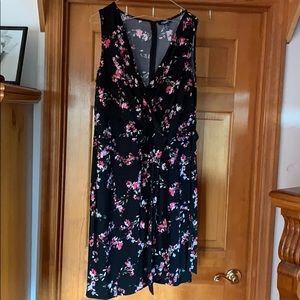 Black multi colored dress- never worn